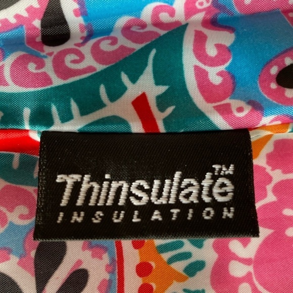 MARKER Colorful Floral Stretchy Full Zip Outdoor Winter Ski Snow Jacket Size 12 - Picture 14 of 14